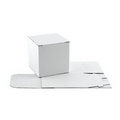 High Gloss White Folding Gift Box (3"x3"x3")